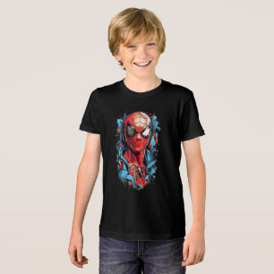 Web Hero Burst – Comic Style Tri-Blend Shirt
