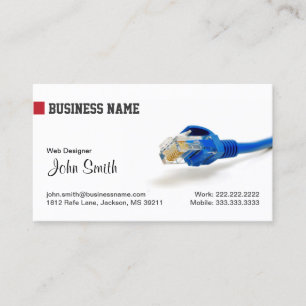Web Internet Marketing Network Business Card