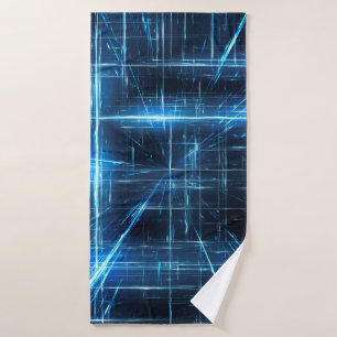 Web network light points of light bath towel