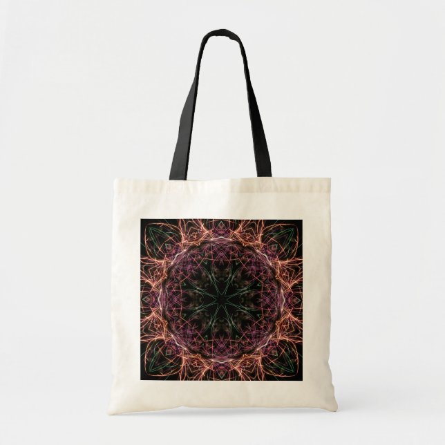 Web of Colour Kaleidoscope Tote Bag (Front)