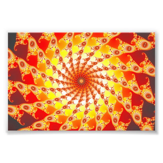 Web Of Fire Photo Print (Front)