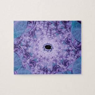 Web   Purple and Blue Fractal Art Jigsaw Puzzle