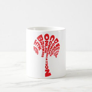 Web Tree Typography Mug