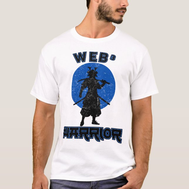 Web³ Warrior™ Code Is My Katana Honour Your Grind T-Shirt (Front)