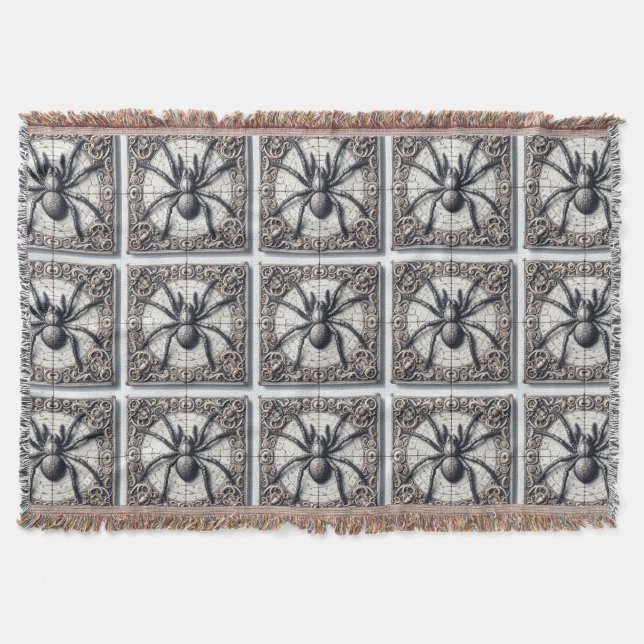 Web Weaver Throw Blanket (Front)
