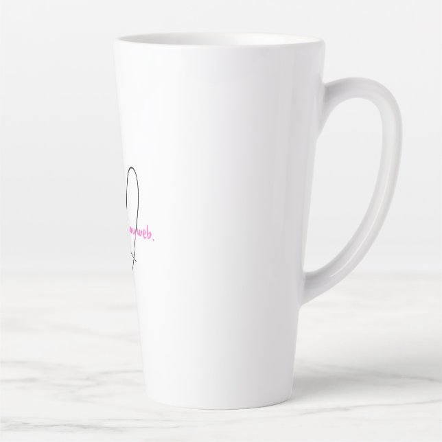 Web Within – Art of Hidden Strength Latte Mug (Right)