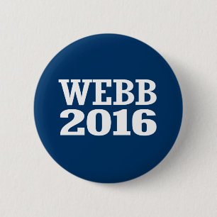 WEBB 2016 6 CM ROUND BADGE