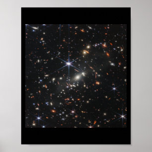 "Webb’s First Deep Field" - Standard Frame Sizes Poster