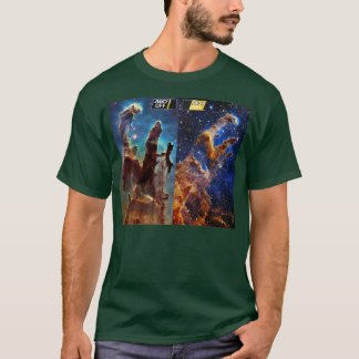 Webb Space elescope Pillars of Creation Images Com T-Shirt