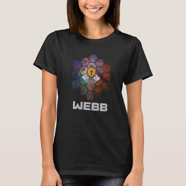 WEBB Space Telescope in Nebula UNFOLDING THE UNIVE T-Shirt (Front)