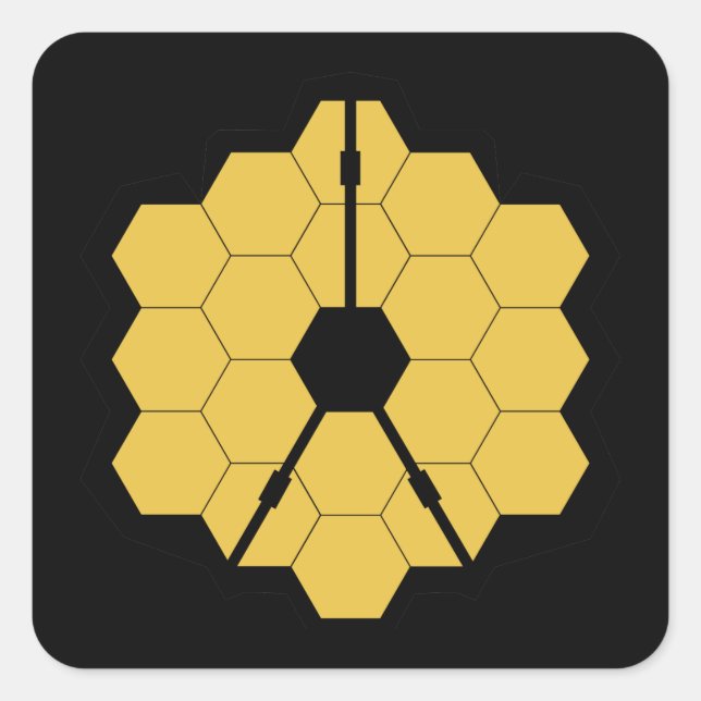 Webb Space Telescope science nasa space universe s Square Sticker (Front)