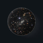 Webb Space Telescope science nasa universe star as 3 Cm Round Badge<br><div class="desc">Webb Space Telescope science nasa universe star astronomy public domain</div>