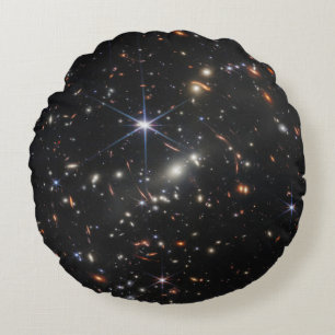 Webb Space Telescope science nasa universe star as Round Cushion