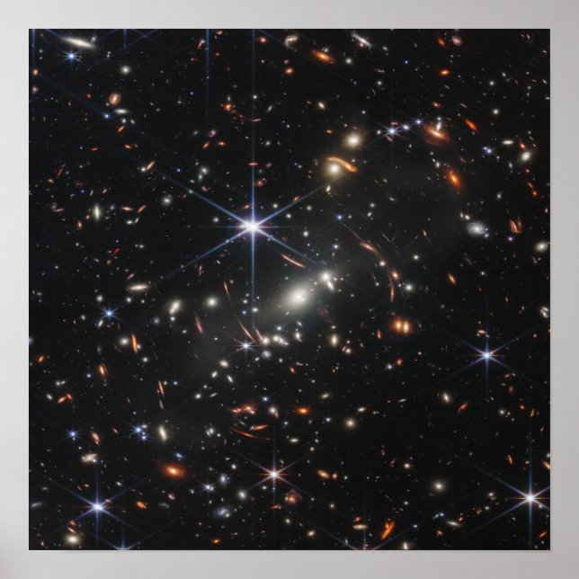 Webb's First Deep Field James Webb Telescope Poster (Front)