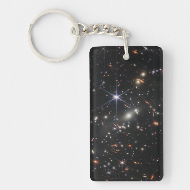 Webb's First Deep Field View of the Universe  Key Ring (Front)