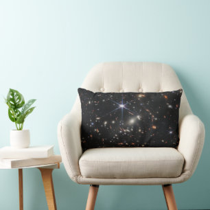 Webb's First Deep Field View of the Universe  Lumbar Cushion