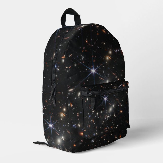 Webb's First Deep Field View of the Universe  Printed Backpack (Back Corner Left)