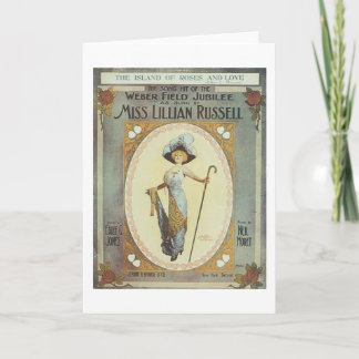 Weber Field Jubilee Vintage Songbook Cover Card