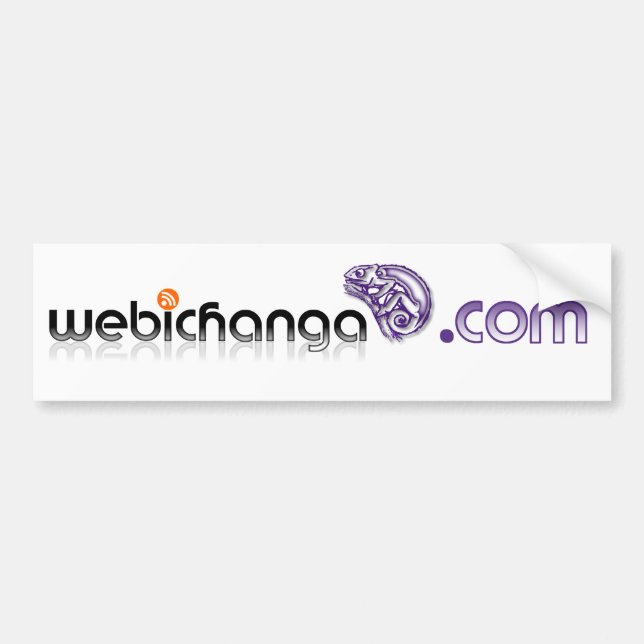 webichanga bumper sticker (Front)