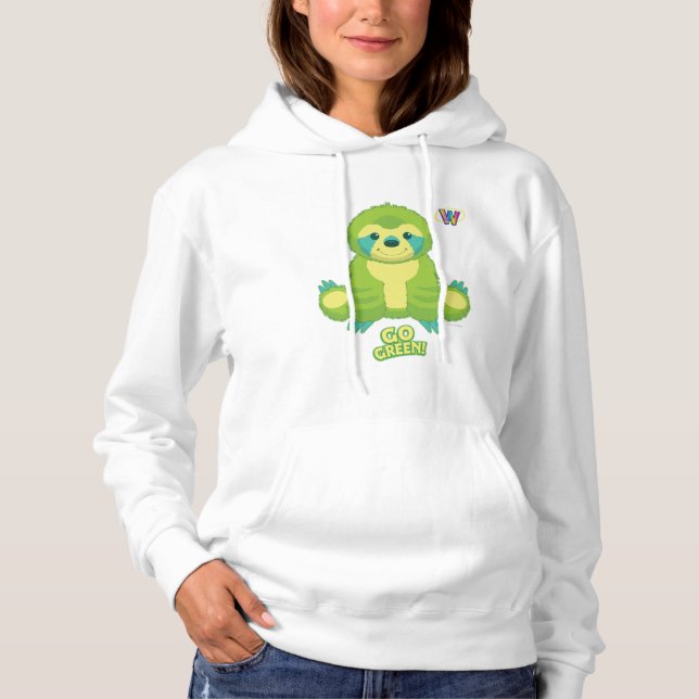 Webkinz Go Green Pattern Hoodie (Front)