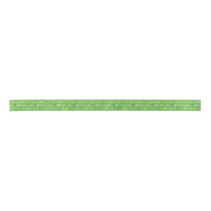Webkinz Go Green Pattern Satin Ribbon