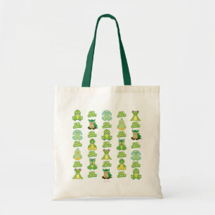 Webkinz Go Green Pattern Tote Bag
