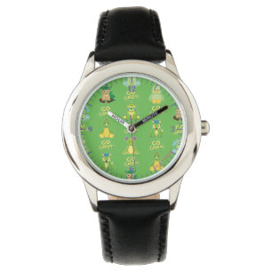 Webkinz Go Green Pattern Watch