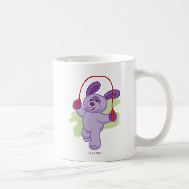 Webkinz | Grape Soda Pup Skipping Rope 2 Coffee Mug (Right)