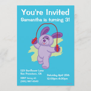 Webkinz   Grape Soda Pup Skipping Rope Invitation