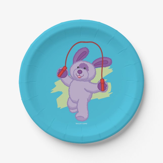 Webkinz | Grape Soda Pup Skipping Rope Paper Plate (Front)