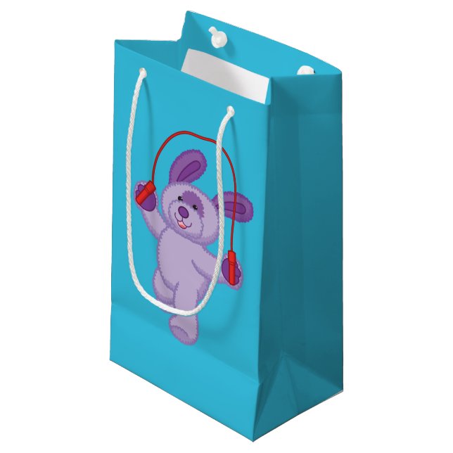 Webkinz | Grape Soda Pup Skipping Rope Small Gift Bag (Front Angled)