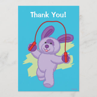 Webkinz | Grape Soda Pup Skipping Rope Thank You Card