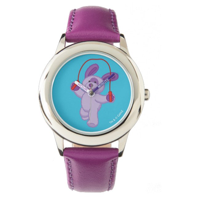 Webkinz | Grape Soda Pup Skipping Rope Watch (Front)