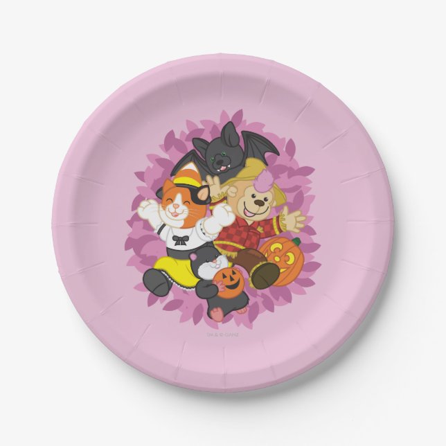 Webkinz Halloween Pets Surprise Paper Plate (Front)