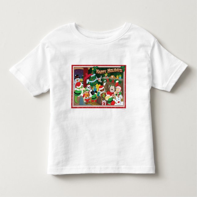 Webkinz Happy Holidays! Toddler T-Shirt (Front)