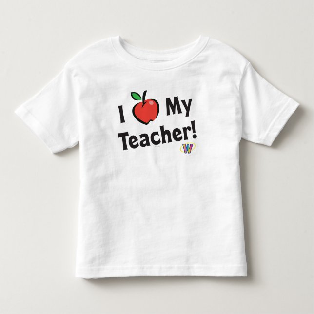 Webkinz: I Love My Teacher! Toddler T-Shirt (Front)