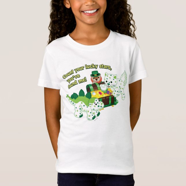 Webkinz Leprechaun
Clover Cat
Lucky Dino T-Shirt (Front)