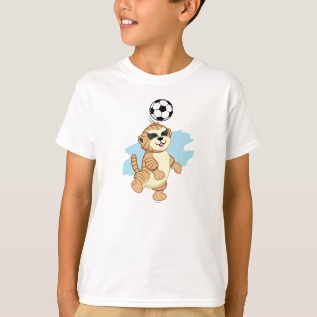 Webkinz | Meerkat Playing Soccer T-Shirt (Front)