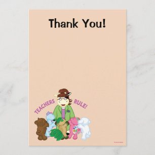 Webkinz: Teachers Rule! Thank You Card
