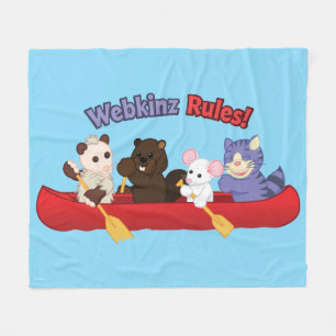 Webkinz   Webkinz Rules Canoe Trip Fleece Blanket