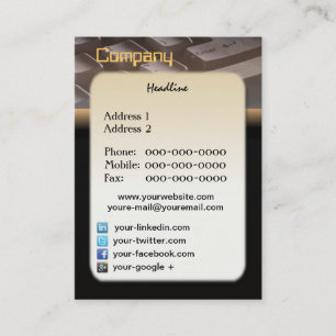 Webmaster Business Card