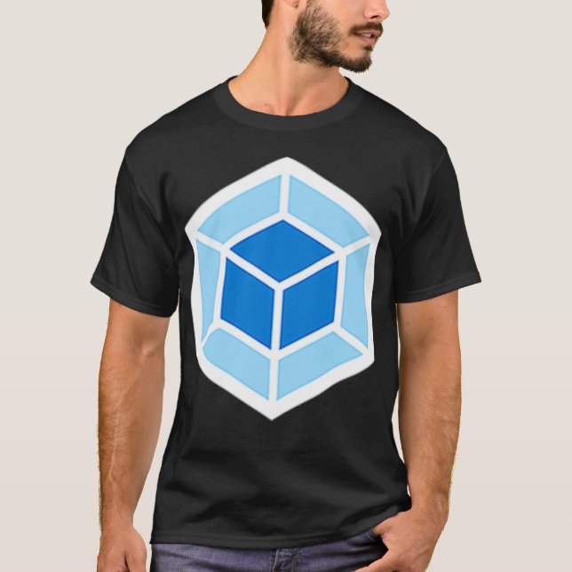 Webpack JavaScript Web Frontend Developer Software T-Shirt (Front)