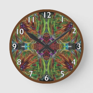 Webs and Weaves Round Clock