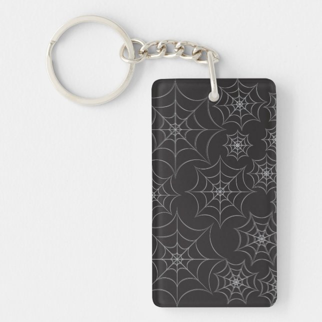 Webs Pattern Key Ring (Front)