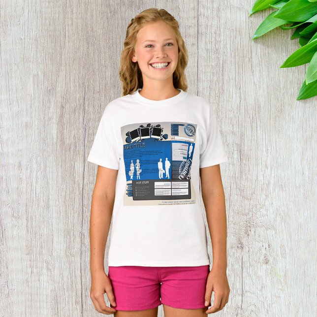 Website Layout Girls T-Shirt (Creator Uploaded)