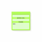 Website Password Post-It Notes (Green)