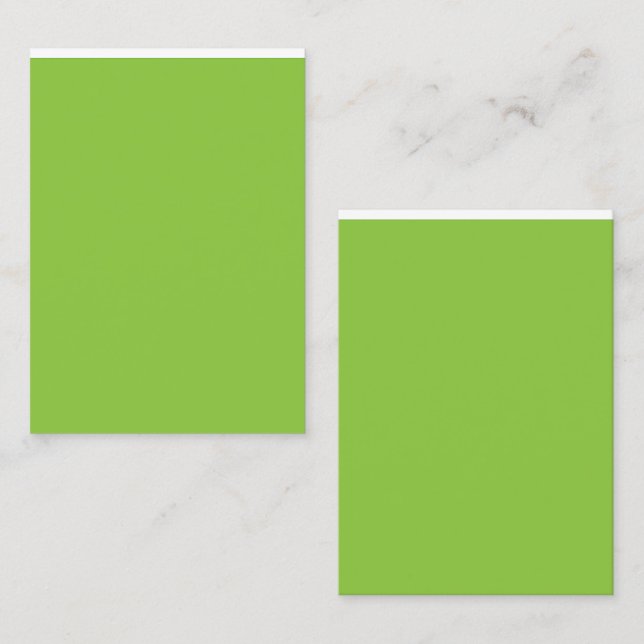 Website with a Green Background and White Border  Business Card (Front/Back)