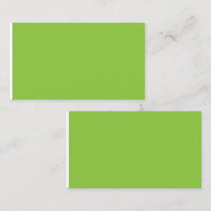 Website with a Green Background and White Border  Calling Card