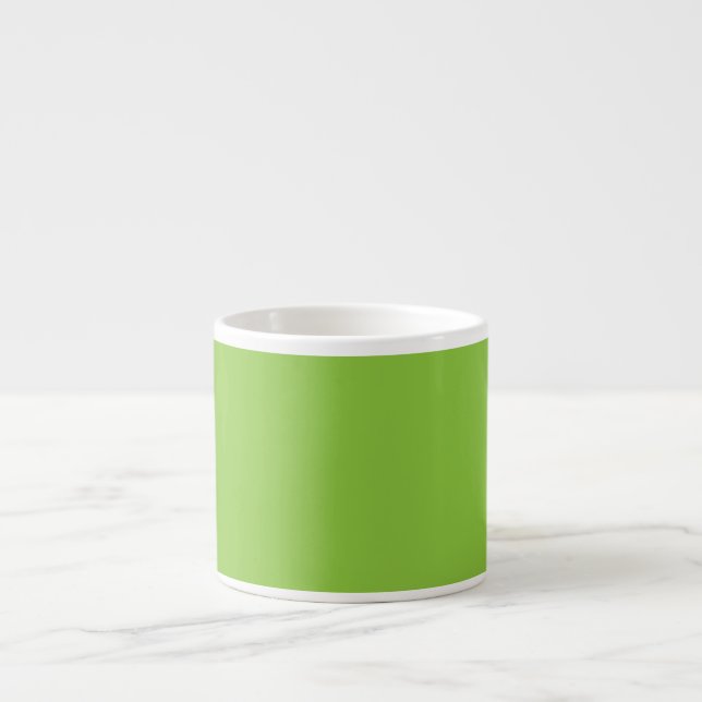 Website with a Green Background and White Border  Espresso Cup (Front)
