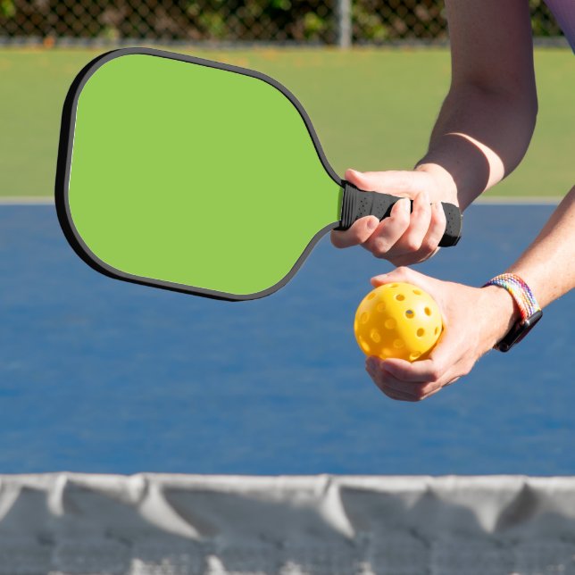 Website with a Green Background and White Border  Pickleball Paddle (Insitu)